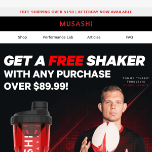 Free Shaker 🧂 Valued at $14.99 - 24h Only!