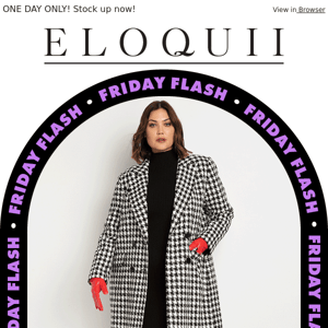 Friday Flash! Save on coats & jackets NOW