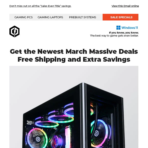 ✔ New March Massive Gaming Deals - Free Shipping and More