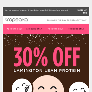 [72 HRS ONLY] 30% off Lamington 🇦🇺 Lean Protein 🔥