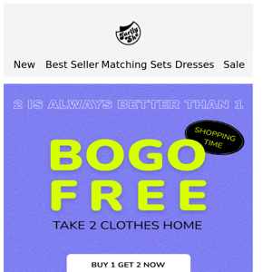 Your fave Tops & sets have been added to BOGO FREE