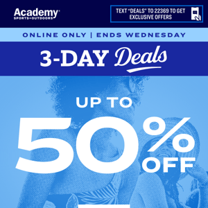 🚀 Starts NOW | Save up to 50% Online