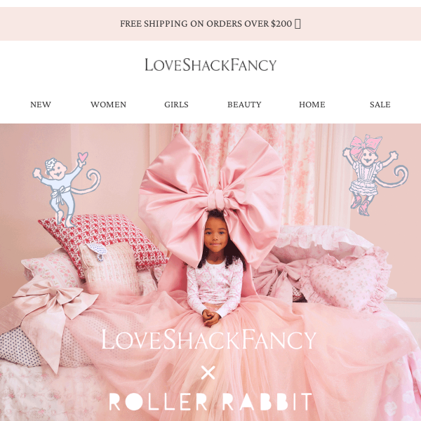 JUST DROPPED: LoveShackFancy x Roller Rabbit