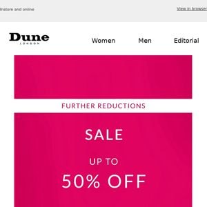 Don't miss up to 50% off