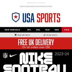 USA Sports Co UK Your NFL Sunday is Here 🏈