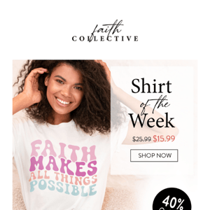 Shirt of the Week is LIVE 🤩