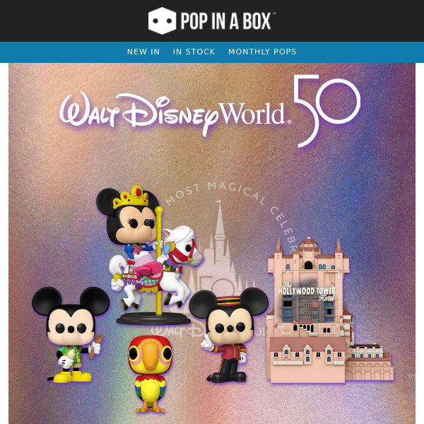 NEW: Walt Disney 50th Anniversary Pops! 🏰