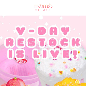 V-DAY slime restock is live💝