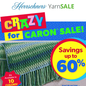 Epic Deals on Caron Yarns: Up to 60% off!