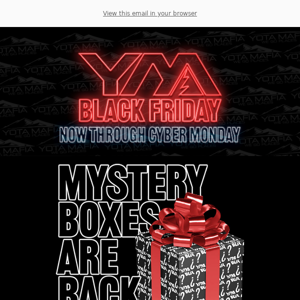 YM | Black Friday Deals Through Cyber Monday