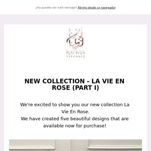 New Collection LA VIE EN ROSE + DISCOUNT CODE!