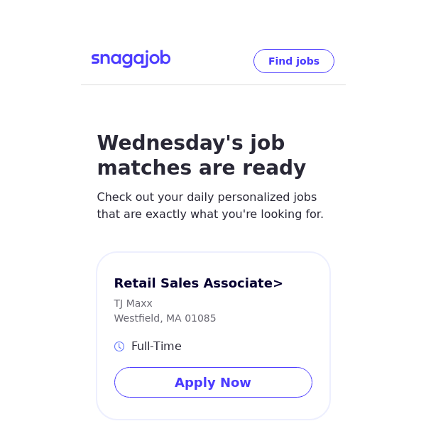 Personalized job matches for February 21, 2024