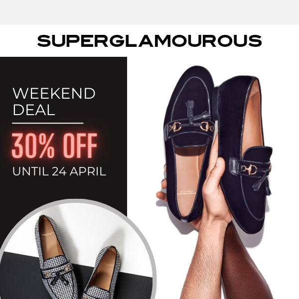 ⏰[30% OFF] 2 Days Only on the Bruno Houndstooth & Bruno Velour Slippers