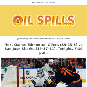 GAME DAY: Oilers look to avoid falling for trap game against visiting Sharks