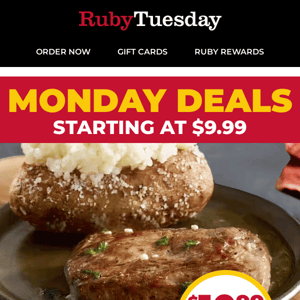🌟 Starting at $9.99 - Check Out Monday's Deals! 🍽️
