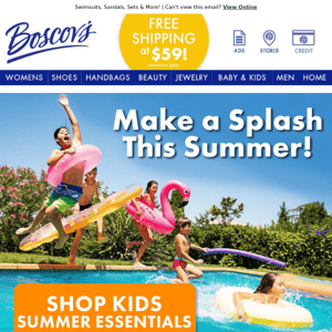 Get Your Kids Summer Essentials From $7.99