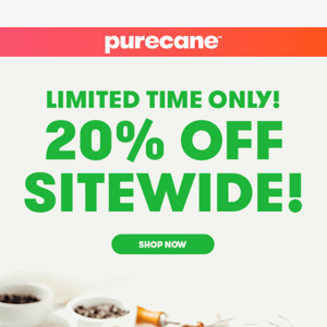 LIMITED TIME: 20%Off Sitewide! 🎊