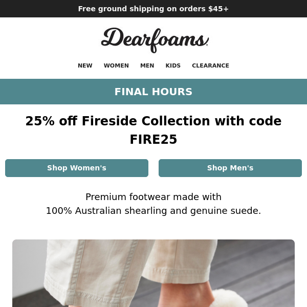 Final Hours—25% off Premium Fireside Collection