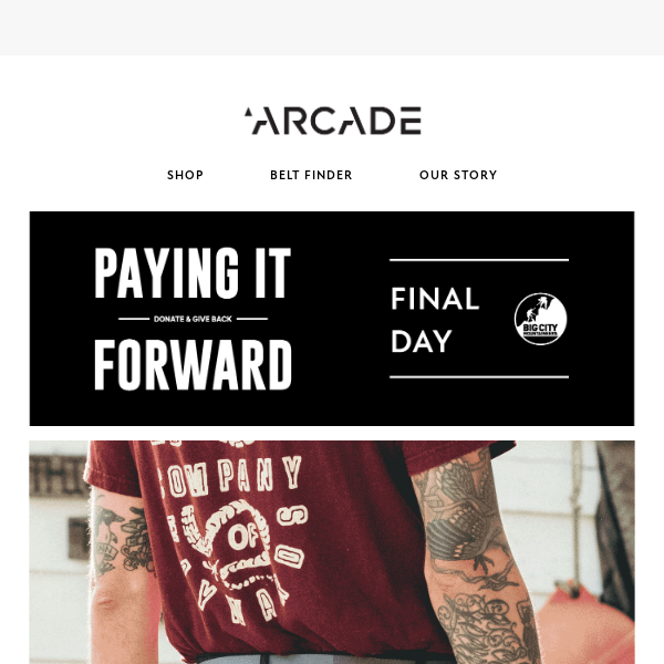 Paying It Forward ends today (let's go)