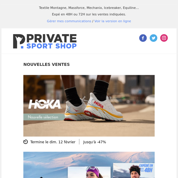 Hoka : jusqu'à -50% sur une nouvelle sélection !