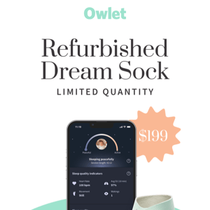 Save $100 on a Refurbished Dream Sock!