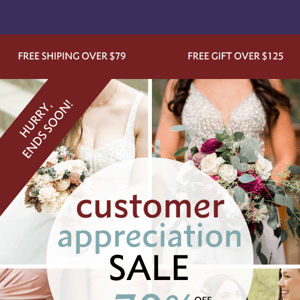 Woodn't You Love to Save? Customer Appreciation Sale!