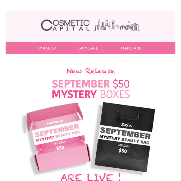 Your September Mystery Boxes are now available!