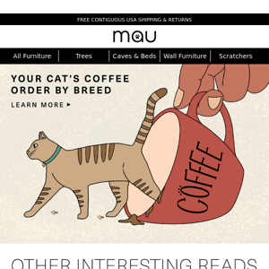 Your Cat's Coffee Order, By Breed