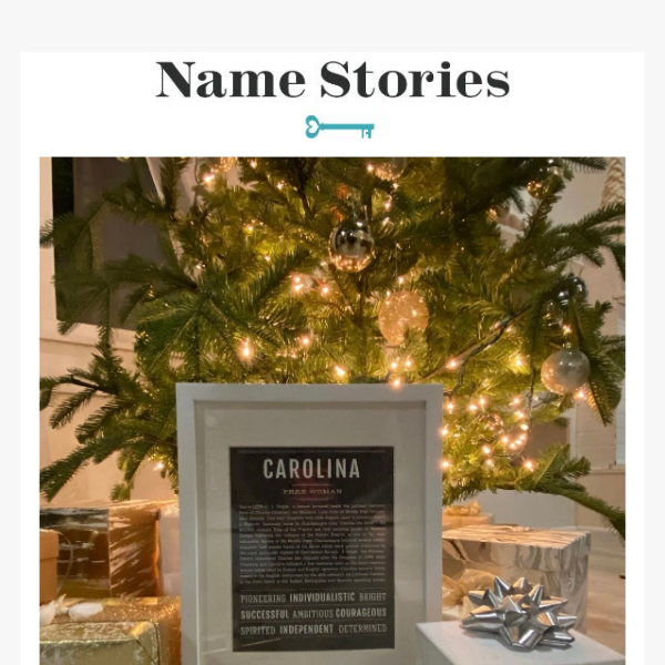 Last Day to Order Framed Name Stories