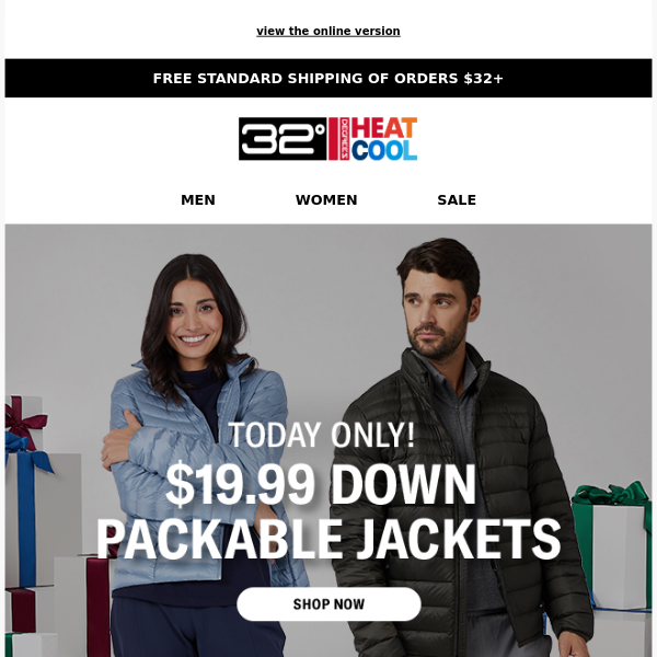 [TODAY ONLY] $19.99 Down Packable Jackets 🚨