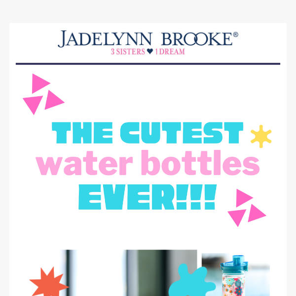 Best news ever: We Just Launched New Waterbottles!!! 🗞️🤩