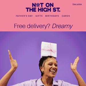 Free delivery + payday =