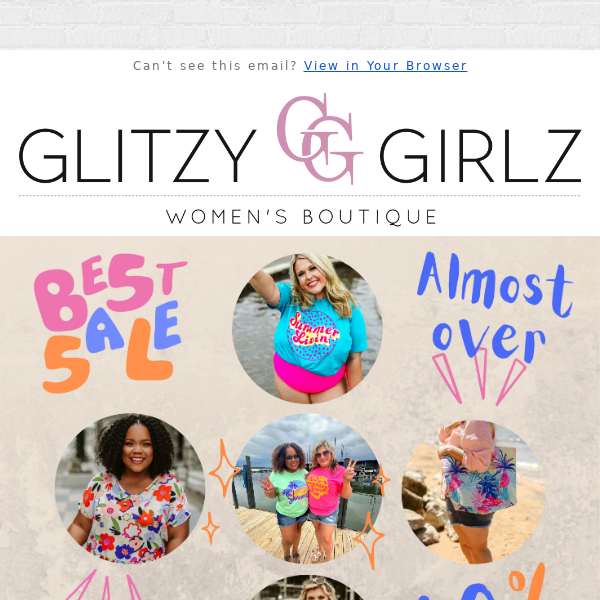 The GLITZY sale is ending soon!