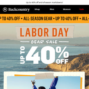 It’s the Labor Day Gear Sale!