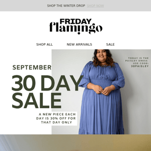SEPTEMBER 30 DAY SALE - DAY 17 😍