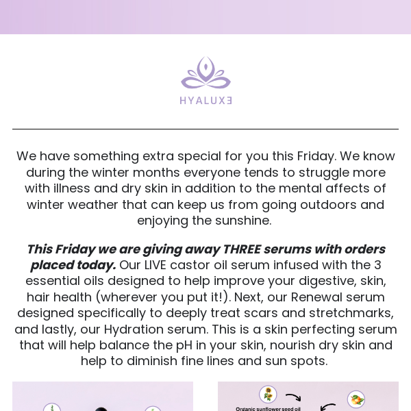 🎁🎁🎁Free Gift(s) Friday (LIVE, Hydration, Renewal)