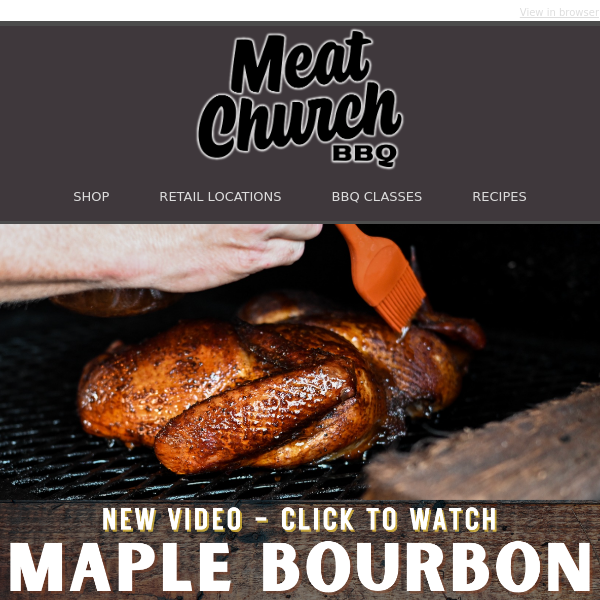 New Recipe - Maple Bourbon Spatchcock Turkey  🍁 🥃