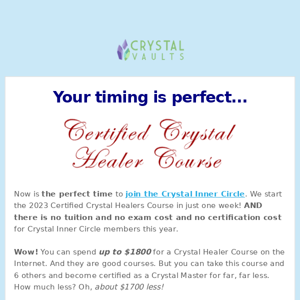 Become a Certified Crystal Healer NOW 💎