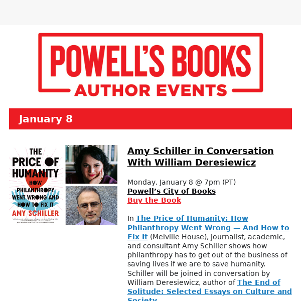 Powell’s Author Events: Seanan McGuire, Chris Quigg, Christine Platt & Catherine Wigginton Greene, and more