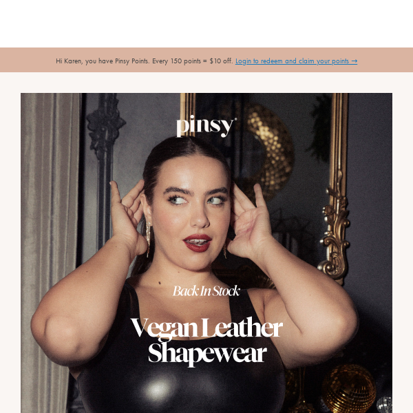 She’s Back: Vegan Leather in Black