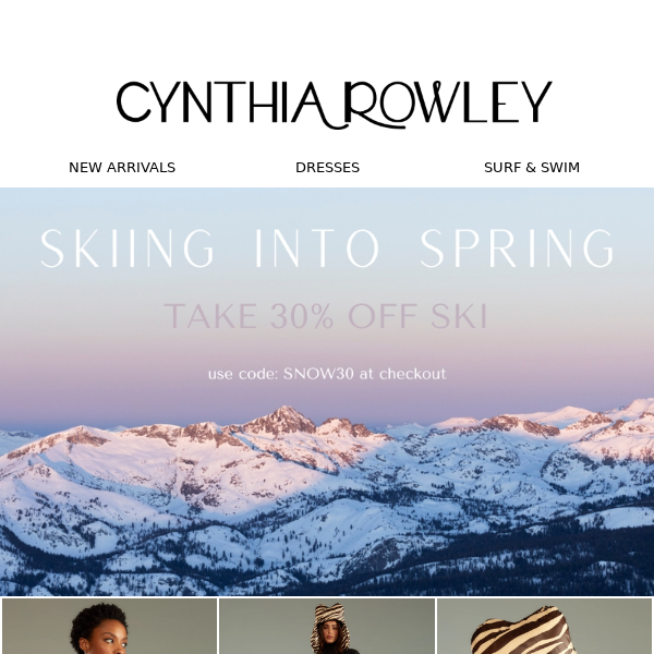 30% OFF for Spring Skiing ❄️