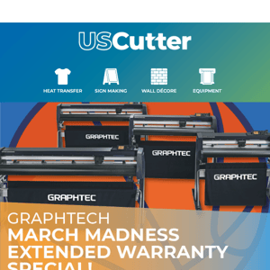 Graphtec Extended Warranty Special! + New Products