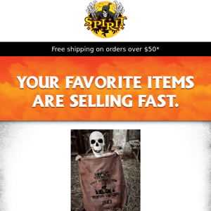 3 Ft Bag O’ Bones Animatronic is waiting for you.