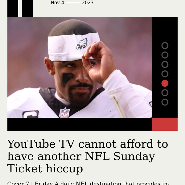 YouTube TV cannot afford to have another NFL Sunday Ticket hiccup