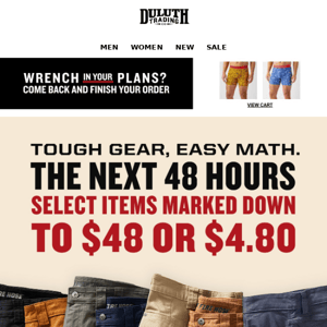 Fire Hose Pants: $48 for 48 Hours - Duluth Trading Company