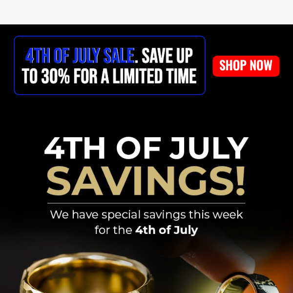 4th Of July Savings Continue