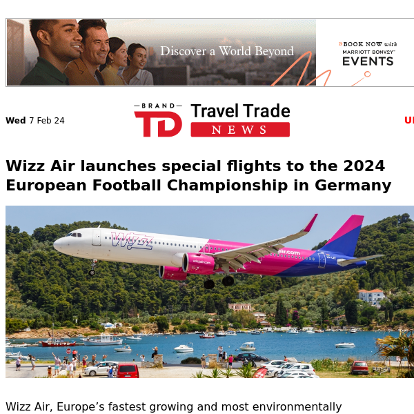 Latest Global Business Travel Review | oneworld reaches a 25-year milestone | Wizz Air to operate special flights for England football fans