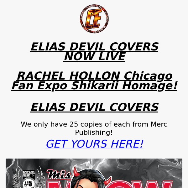 ELIAS DEVIL COVERS NOW LIVE! Rachie "Doll" Cosplay Announcement