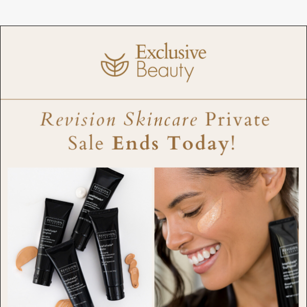 Revision Skincare Private Sale Ends Today!✨