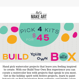 Let's make own Drawing kit box